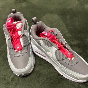 Nike Kids Shoes Gray and red